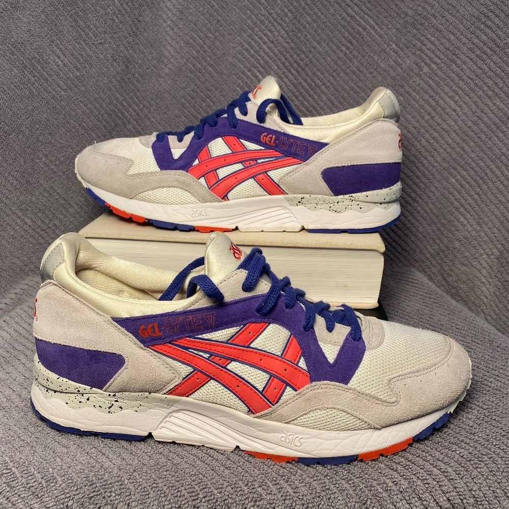 ASICS Gel Lyte OG White & Fiery Red
